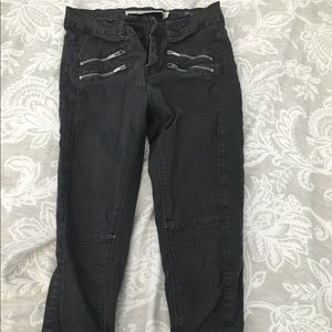 zippered pants from ZARA